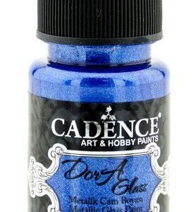 Cadence Dora Glas & Porselein verf Metallic Sax Blue