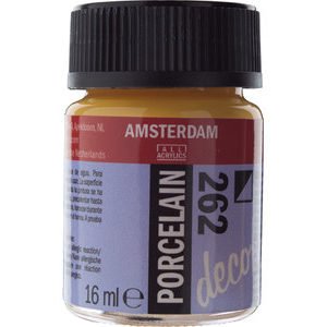 Amsterdam Deco Porselein Goudgeel Dekkend 16 ML Kleur 262